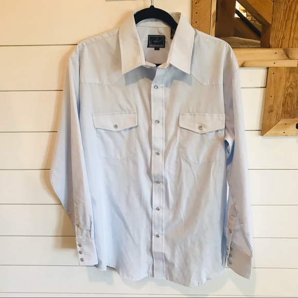 Roper Pearl Snap Western button down shirt Large - Picture 2 of 7